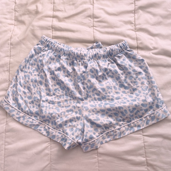 satin leopard print pajamas - Picture 3 of 4